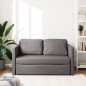 vidaXL Bodensofa mit Schlaffunktion Grau 112x174x55 cm Kunstleder vidaXL Bodensofa mit Schlaffunktion Grau 112x174x55 cm Kunstleder