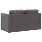 vidaXL Bodensofa mit Schlaffunktion Grau 112x174x55 cm Kunstleder vidaXL Bodensofa mit Schlaffunktion Grau 112x174x55 cm Kunstleder