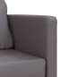 vidaXL Bodensofa mit Schlaffunktion Grau 112x174x55 cm Kunstleder vidaXL Bodensofa mit Schlaffunktion Grau 112x174x55 cm Kunstleder