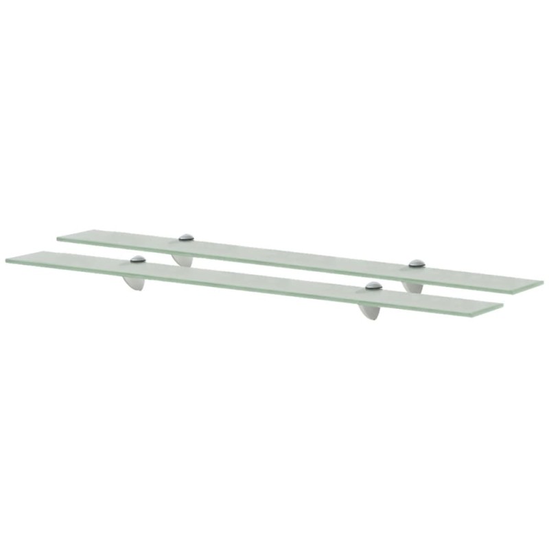 Schwebende Regale 2 Stk. Glas 90x20 cm 8 mm Schwebende Regale 2 Stk. Glas 90x20 cm 8 mm
