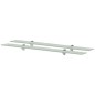 Schwebende Regale 2 Stk. Glas 90x20 cm 8 mm Schwebende Regale 2 Stk. Glas 90x20 cm 8 mm