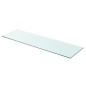 Regalböden 2 Stk. Glas Transparent 90 x 25 cm Regalböden 2 Stk. Glas Transparent 90 x 25 cm