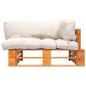 vidaXL Garten-Palettensofa mit Kissen in Sandfarben Kiefernholz vidaXL Garten-Palettensofa mit Kissen in Sandfarben Kiefernholz