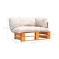 vidaXL Garten-Palettensofa mit Kissen in Sandfarben Kiefernholz vidaXL Garten-Palettensofa mit Kissen in Sandfarben Kiefernholz