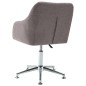 vidaXL Esszimmerstühle Drehbar 4 Stk. Taupe Stoff vidaXL Esszimmerstühle Drehbar 4 Stk. Taupe Stoff
