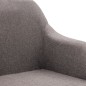 vidaXL Esszimmerstühle Drehbar 4 Stk. Taupe Stoff vidaXL Esszimmerstühle Drehbar 4 Stk. Taupe Stoff