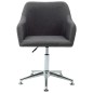 vidaXL Esszimmerstühle Drehbar 6 Stk. Dunkelgrau Stoff vidaXL Esszimmerstühle Drehbar 6 Stk. Dunkelgrau Stoff