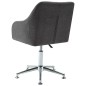 vidaXL Esszimmerstühle Drehbar 6 Stk. Dunkelgrau Stoff vidaXL Esszimmerstühle Drehbar 6 Stk. Dunkelgrau Stoff