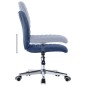 vidaXL Esszimmerstühle 4 Stk. Blau Stoff vidaXL Esszimmerstühle 4 Stk. Blau Stoff