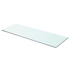 vidaXL Regalböden 2 Stk. Glas Transparent 70x25 cm