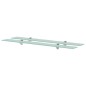 vidaXL Schweberegale 2 Stk. Glas 90x20 cm 8 mm vidaXL Schweberegale 2 Stk. Glas 90x20 cm 8 mm