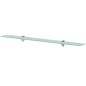 vidaXL Schweberegale 2 Stk. Glas 90x20 cm 8 mm vidaXL Schweberegale 2 Stk. Glas 90x20 cm 8 mm