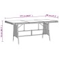vidaXL 9-tlg. Garten-Essgruppe Poly Rattan Schwarz vidaXL 9-tlg. Garten-Essgruppe Poly Rattan Schwarz