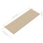 vidaXL Batavia-Gartenbank mit Beige Auflage 150 cm Massivholz Teak vidaXL Batavia-Gartenbank mit Beige Auflage 150 cm Massivholz Teak