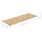 vidaXL Batavia-Gartenbank mit Beige Auflage 150 cm Massivholz Teak vidaXL Batavia-Gartenbank mit Beige Auflage 150 cm Massivholz Teak