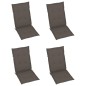 vidaXL Klappbare Gartenstühle 3 Stk. mit Auflagen Massivholz Akazie vidaXL Klappbare Gartenstühle 3 Stk. mit Auflagen Massivholz Akazie
