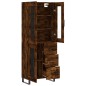vidaXL Highboard Räuchereiche 69,5x34x180 cm Holzwerkstoff vidaXL Highboard Räuchereiche 69,5x34x180 cm Holzwerkstoff