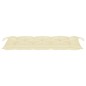 vidaXL Gartenbank mit Auflage 120 cm Massivholz Akazie vidaXL Gartenbank mit Auflage 120 cm Massivholz Akazie