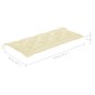 vidaXL Gartenbank mit Auflage 120 cm Massivholz Akazie vidaXL Gartenbank mit Auflage 120 cm Massivholz Akazie
