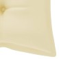 vidaXL Klappbare Gartenbank mit Auflage 118 cm Bambus vidaXL Klappbare Gartenbank mit Auflage 118 cm Bambus