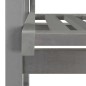 vidaXL Schaukelstuhl mit Auflage Grau Massivholz Akazie vidaXL Schaukelstuhl mit Auflage Grau Massivholz Akazie