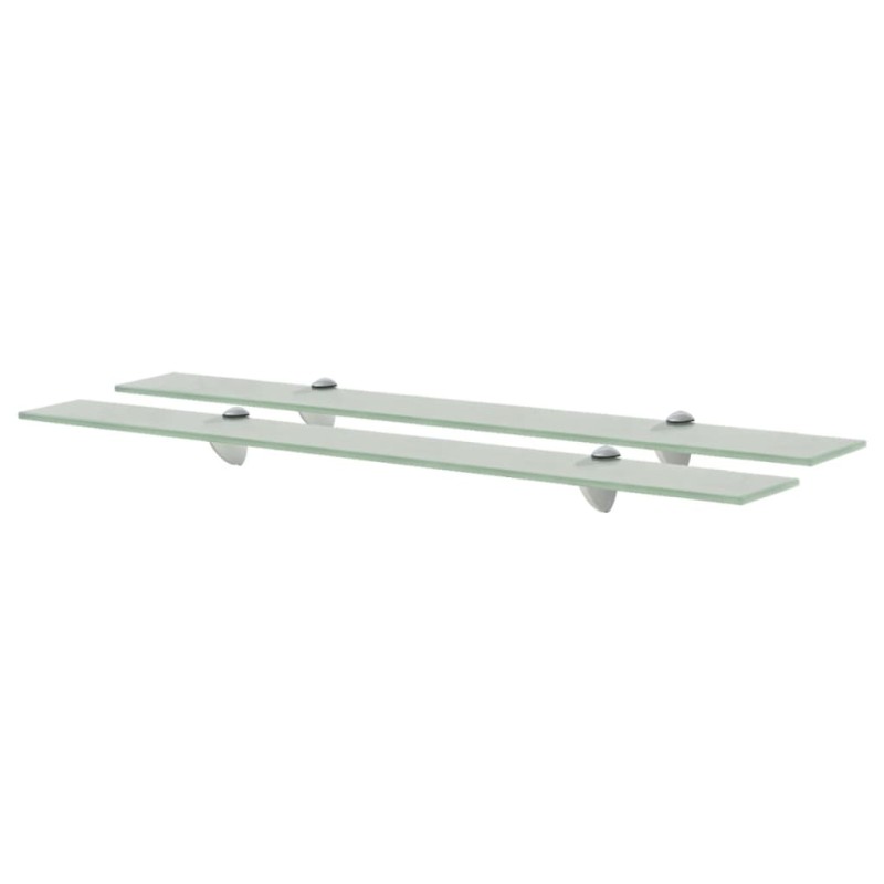vidaXL Schweberegale 2 Stk. Glas 80x20 cm 8 mm vidaXL Schweberegale 2 Stk. Glas 80x20 cm 8 mm