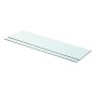 Regalböden 2 Stk. Glas Transparent 80 x 20 cm Regalböden 2 Stk. Glas Transparent 80 x 20 cm