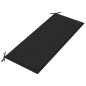 vidaXL Stapelbare Gartenbank mit Auflage 128,5 cm Massivholz Teak vidaXL Stapelbare Gartenbank mit Auflage 128,5 cm Massivholz Teak