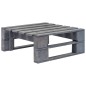 vidaXL 4-tlg. Paletten-Lounge-Set Grau Imprägniertes Kiefernholz vidaXL 4-tlg. Paletten-Lounge-Set Grau Imprägniertes Kiefernholz