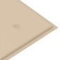 vidaXL Gartenbank mit Auflage 120 cm Massivholz Akazie vidaXL Gartenbank mit Auflage 120 cm Massivholz Akazie