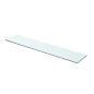 Regalböden 2 Stk. Glas Transparent 70 x 15 cm Regalböden 2 Stk. Glas Transparent 70 x 15 cm
