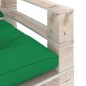 vidaXL Palettensofa mit Kissen Grün Kiefernholz vidaXL Palettensofa mit Kissen Grün Kiefernholz