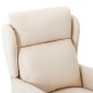 vidaXL Relaxsessel Elektrisch Creme Stoff vidaXL Relaxsessel Elektrisch Creme Stoff