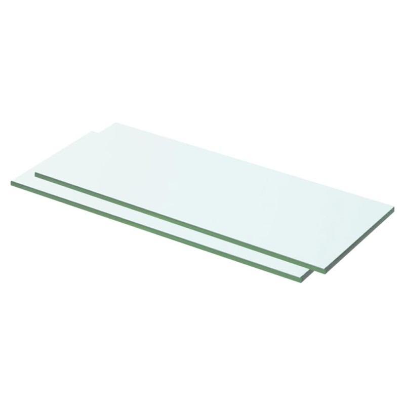 vidaXL Regalböden 2 Stk. Glas Transparent 50x15 cm vidaXL Regalböden 2 Stk. Glas Transparent 50x15 cm