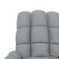 vidaXL Relaxsessel Elektrisch Hellgrau Stoff vidaXL Relaxsessel Elektrisch Hellgrau Stoff