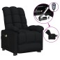 vidaXL Massagesessel Elektrisch Schwarz Stoff vidaXL Massagesessel Elektrisch Schwarz Stoff