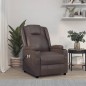 vidaXL Massagesessel Elektrisch Braun Kunstleder vidaXL Massagesessel Elektrisch Braun Kunstleder