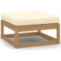 vidaXL 3-tlg. Garten-Lounge-Set mit Kissen Massivholz Kiefer vidaXL 3-tlg. Garten-Lounge-Set mit Kissen Massivholz Kiefer