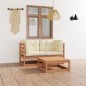 vidaXL 3-tlg. Garten-Lounge-Set mit Kissen Kiefer Massivholz vidaXL 3-tlg. Garten-Lounge-Set mit Kissen Kiefer Massivholz