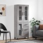 vidaXL Highboard Grau Sonoma 69,5x34x180 cm Holzwerkstoff vidaXL Highboard Grau Sonoma 69,5x34x180 cm Holzwerkstoff