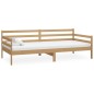 vidaXL Tagesbett mit Matratze 90x200 cm Honigbraun Massivholz Kiefer vidaXL Tagesbett mit Matratze 90x200 cm Honigbraun Massivholz Kiefer