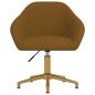 vidaXL Esszimmerstühle 4 Stk. Drehbar Braun Samt vidaXL Esszimmerstühle 4 Stk. Drehbar Braun Samt