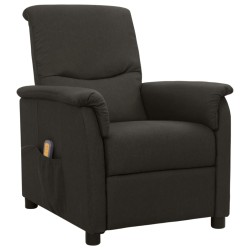 vidaXL Massagesessel mit Aufstehhilfe Taupe Stoff