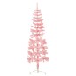 vidaXL Künstlicher Halb-Weihnachtsbaum mit Ständer Schlank Rosa 180 cm vidaXL Künstlicher Halb-Weihnachtsbaum mit Ständer Schlank Rosa 180 cm