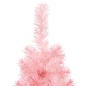 vidaXL Künstlicher Halb-Weihnachtsbaum mit Ständer Schlank Rosa 180 cm vidaXL Künstlicher Halb-Weihnachtsbaum mit Ständer Schlank Rosa 180 cm