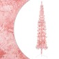 vidaXL Künstlicher Halb-Weihnachtsbaum mit Ständer Schlank Rosa 240 cm vidaXL Künstlicher Halb-Weihnachtsbaum mit Ständer Schlank Rosa 240 cm