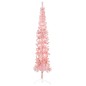 vidaXL Künstlicher Halb-Weihnachtsbaum mit Ständer Schlank Rosa 240 cm vidaXL Künstlicher Halb-Weihnachtsbaum mit Ständer Schlank Rosa 240 cm