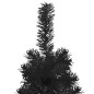 vidaXL Künstlicher Halb-Weihnachtsbaum Ständer Schlank Schwarz 240 cm vidaXL Künstlicher Halb-Weihnachtsbaum Ständer Schlank Schwarz 240 cm