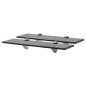 Schwebende Regale 2 Stk. Glas 40x10 cm 8 mm Schwebende Regale 2 Stk. Glas 40x10 cm 8 mm