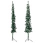 vidaXL Künstlicher Halb-Weihnachtsbaum mit Ständer Schlank Grün 150 cm vidaXL Künstlicher Halb-Weihnachtsbaum mit Ständer Schlank Grün 150 cm
